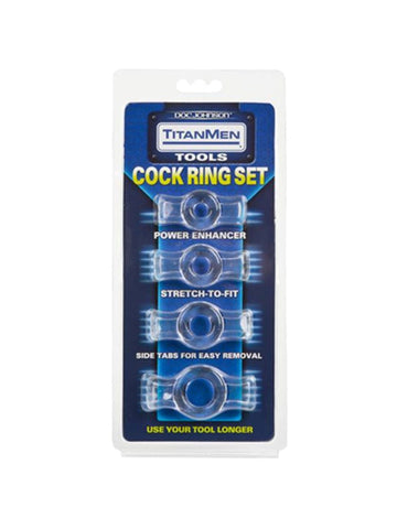 TitanMen Cock Ring Set - Cock Ring Sets