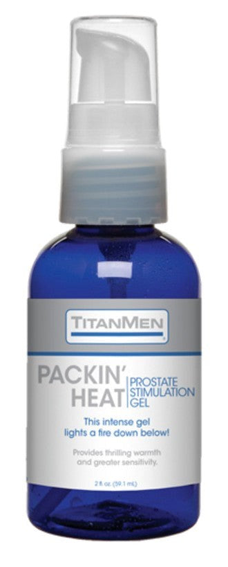 TitanMen Packin Heat Prostate Stimulation Gel Default Title Anal Lubes