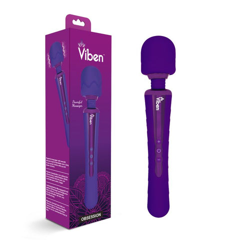 Viben Obsession Rechargeable 8 Functions Body Wand Massager - Body Wands