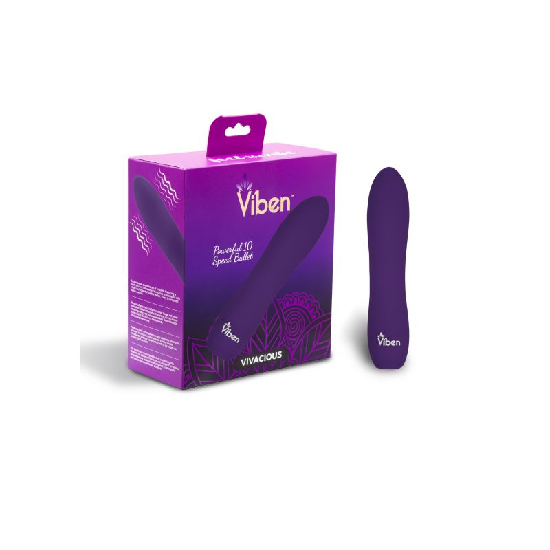 Viben Vivacious Rumble Motor Rechargeable Bullet Vibrator Bullet Vibrators