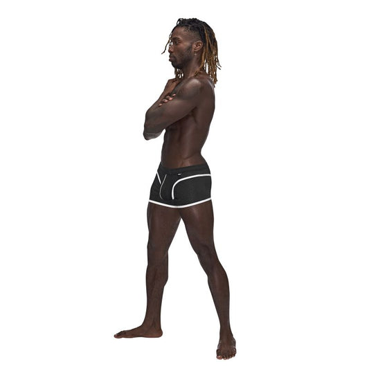 Male Power Sport Mesh Breathable Mens Mini Short Black Mens Briefs And Boxers