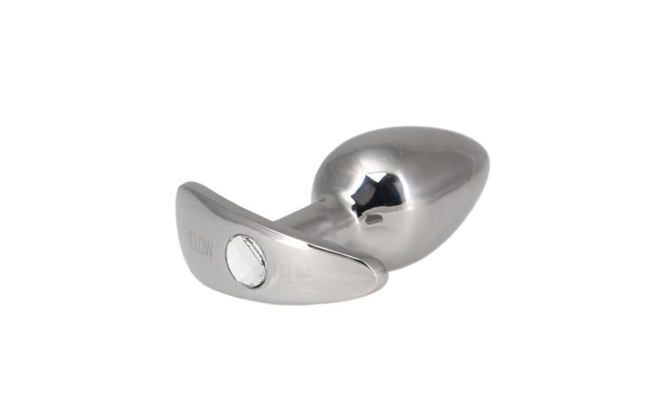 Pillow Talk Sneaky Luxurious Stainless Steel Anal Plug With Swarovski Crystal Butt Plugs