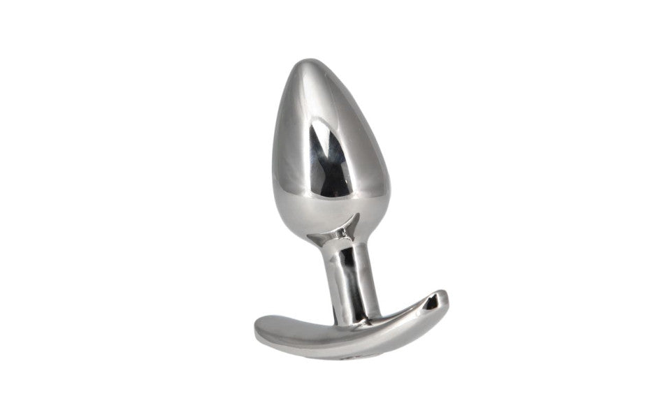 Pillow Talk Sneaky Luxurious Stainless Steel Anal Plug With Swarovski Crystal Butt Plugs