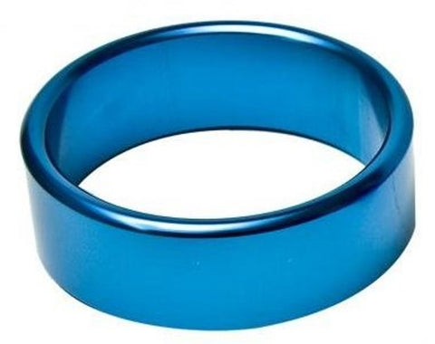 TitanMen Tools Xtra Thick Metal Cock Ring 50mm Blue - Steel Cock Rings