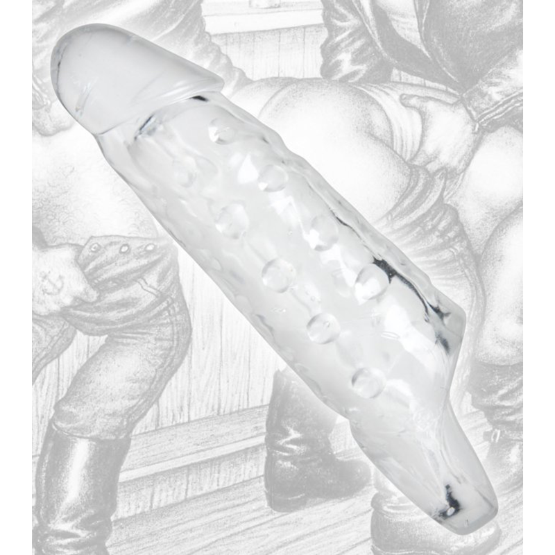 Tom of Finland Clear Realistic Cock Enhancer Sheath Pumps, Extenders and Sleeves