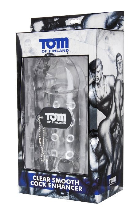 Tom of Finland Clear Smooth Mens Cock Enhancer Pumps, Extenders and Sleeves