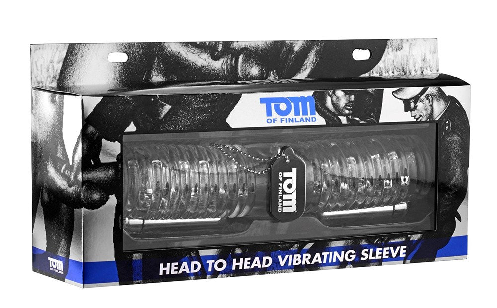 Tom of Finland Head to Head Vibrating Sleeve Masturbators and Strokers