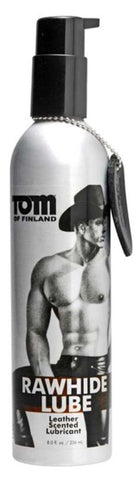 Tom of Finland Rawhide Leather Scented Lube - Delay and Excite Sprays