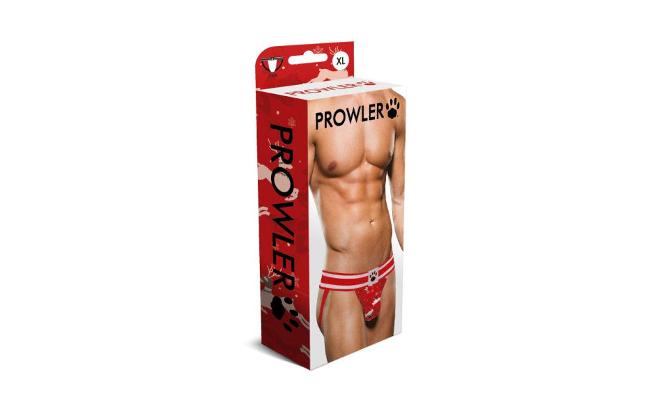 Prowler Reindeer Comfortable Mens Jock Strap Red and White Jocks and G-Strings