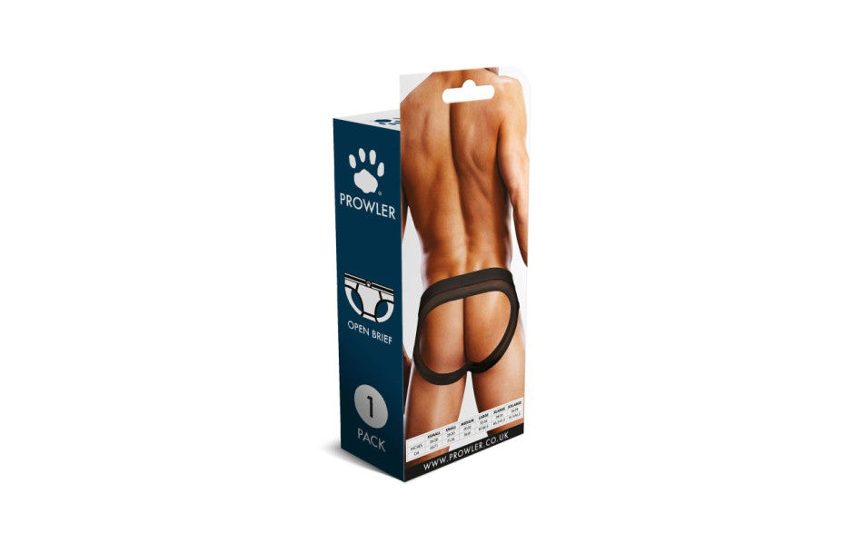 Prowler Mesh Open Back Sexy Mens Brief Black Mens Briefs And Boxers