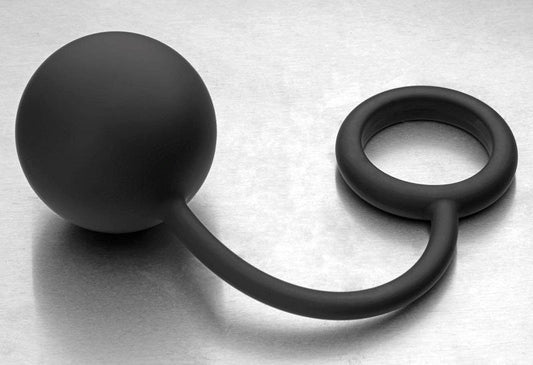 Tom of Finland Silicone Cock Ring & Weighted Anal Ball - Cock Rings