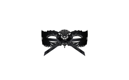 Obsessive A700 Black Sexy Eye Mask with Ribbon Tie Masks And Blindfolds