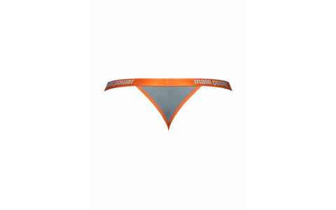 Male Power Casanova Uplift Stretchy Micro Mens Thong Grey - Mens Briefs And Boxers