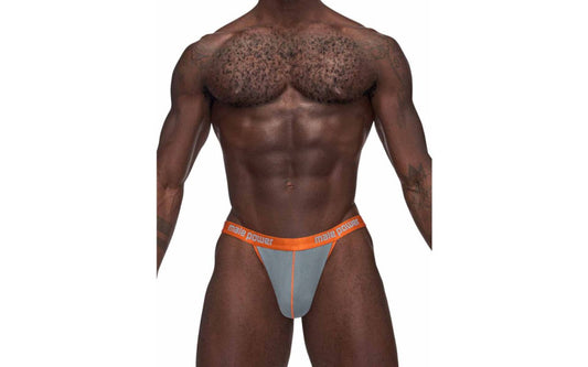 Male Power Casanova Uplift Stretchy Micro Mens Thong Grey Mens Briefs And Boxers