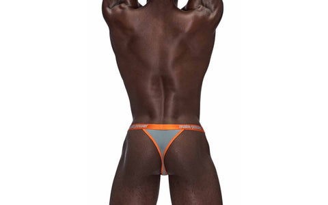 Male Power Casanova Uplift Stretchy Micro Mens Thong Grey - Mens Briefs And Boxers