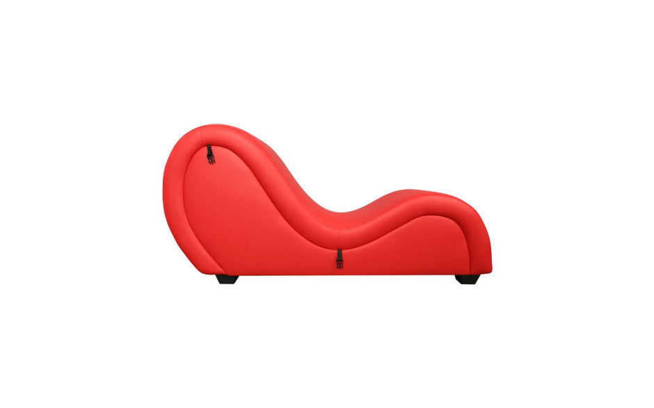 Daytona Kama Sutra Mebon Chaise Love Lounge Red With Black Pillows Sex Furniture