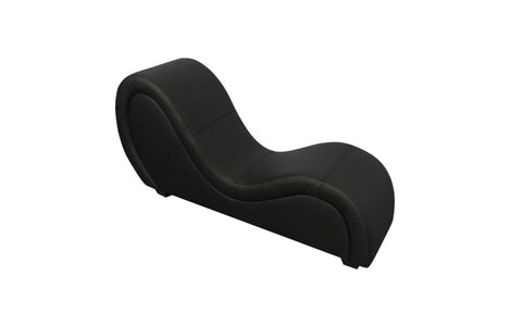 Daytona Kama Sutra Mebon Chaise Love Lounge Leather Black - Sex Furniture