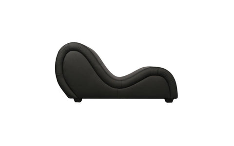 Daytona Kama Sutra Mebon Chaise Love Lounge Leather Black - Sex Furniture