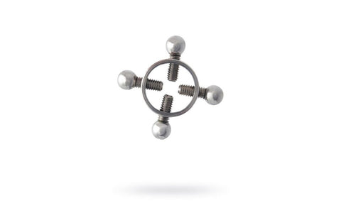 Metal Silver Metal Nipple Clamp 2 Piece - Nipple and Clit Clamps