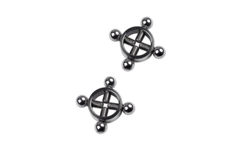 Metal Silver Metal Nipple Clamp 2 Piece - Nipple and Clit Clamps