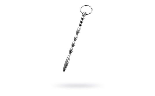 Metal Silver Metal Mens Urethral Plug With Penis Ring Urethral Sounds