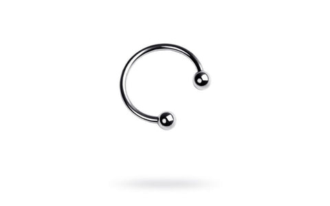 Metal Silver Metal Penis Erection Ring 3cm - Cock Rings