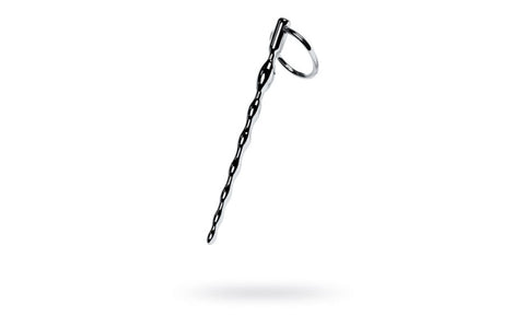 Metal Silver Braided Urethral Plug With Replaceable Ring - Urethral Sounds