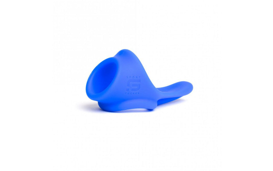 Sport Fucker Tailslide Flexible Cock & Ball Ring Blue Stretchy Cock Rings