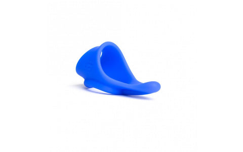 Sport Fucker Tailslide Flexible Cock & Ball Ring Blue - Stretchy Cock Rings