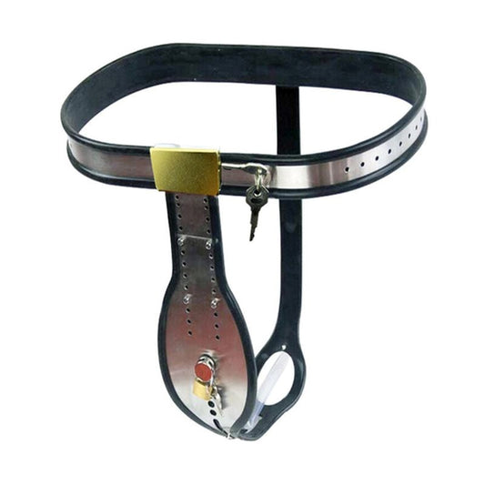 Trap Lock Steel Male Chastity Device - Male Chastity