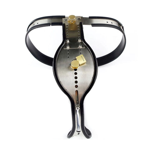 Trap Lock Steel Male Chastity Device - Male Chastity