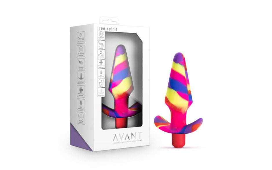 Avant Free Spirit Scarlet Silicone Butt Plug Butt Plugs