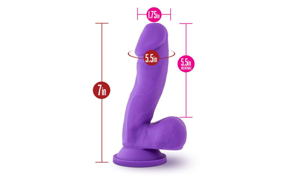 Ruse Juicy Harness Compatible Realistic Dong Purple Realistic Dildos