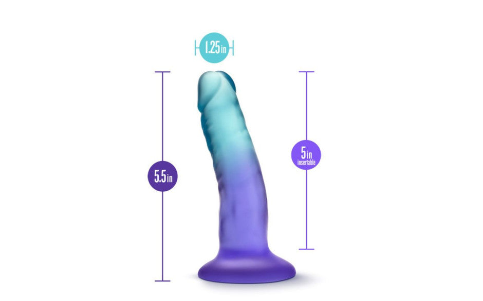 B Yours Morning Dew Realistic Dildo 5 Inch Sapphire Realistic Dildos