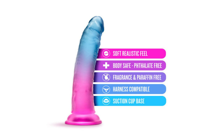 B Yours Beautiful Sky Realistic Dildo 7 Inch Sunset Realistic Dildos