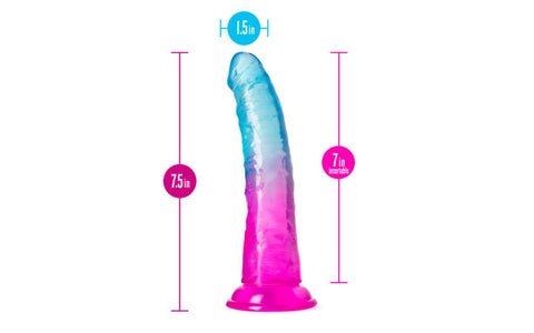B Yours Beautiful Sky Realistic Dildo 7 Inch Sunset - Realistic Dildos