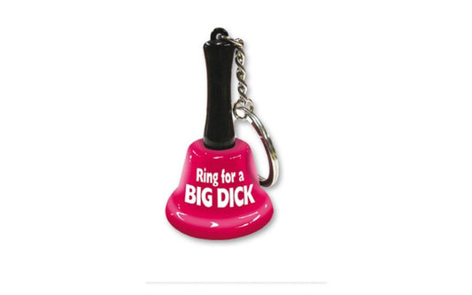 Novelty Ring For A Big Dick Mini Bell Key Chain - Party Gifts and Novelties