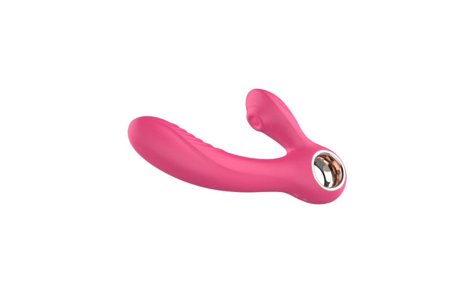 Shibari Beso Warming Rechargeable G Spot & Clitoral Vibrator Pink G-Spot Vibrators