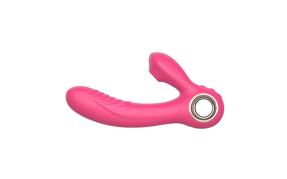 Shibari Beso Warming Rechargeable G Spot & Clitoral Vibrator Pink G-Spot Vibrators