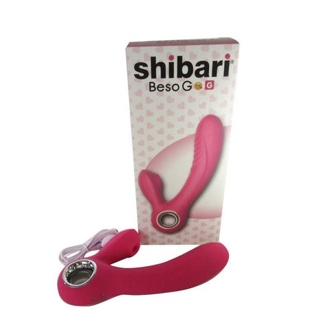 Shibari Beso G G-Spot and Clitoral Vibrator Pink - G-Spot Vibrators