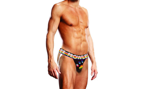 Prowler Oversized Mens Paw Jock Black - Jocks and G-Strings