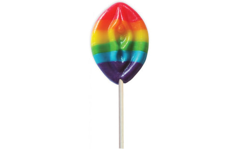 Hott Products Rainbow Pussy Shaped Lollipop - Party Gifts and Novelties
