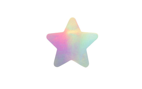 Peekaboo Iridescent Stars Sexy Nipple Pasties - Fancy Dress Ups