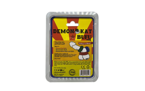 Demon Kat BuFu Soft and Stretchy Cock Ring - Stretchy Cock Rings