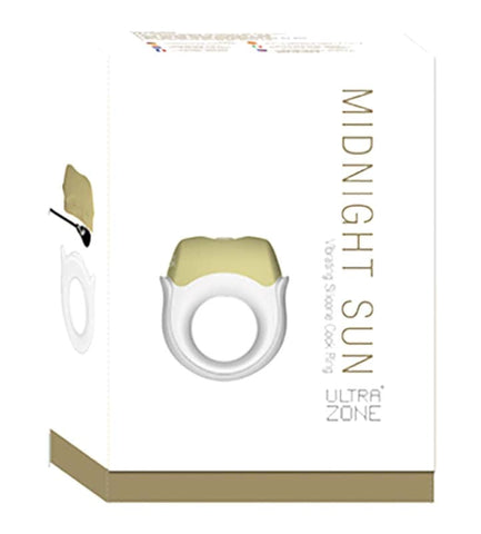 UltraZone Midnight Sun Vibrating Silicone Cock Ring - Cock Rings
