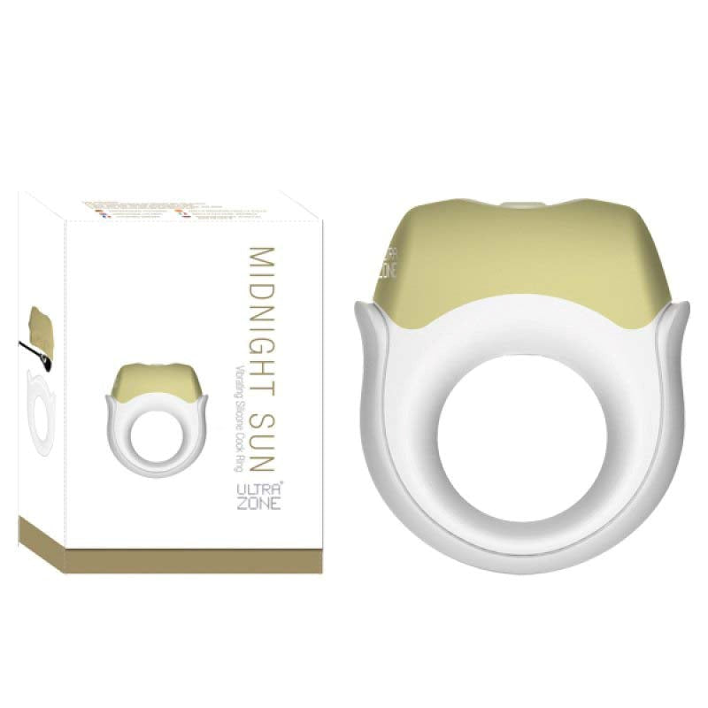 UltraZone Midnight Sun Vibrating Silicone Cock Ring Cock Rings