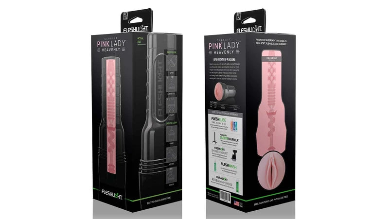 Fleshlight Pink Lady Heavenly Realistic Male Stroker Fleshlight Male Masturbators