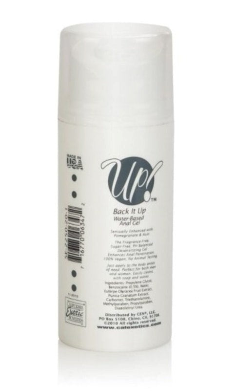 CalExotics Up! Back it Up Anal Pleasure Sex Gel - Lubricants and Lotions