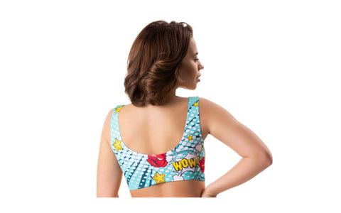 Mememe Lingerie Comfortable Fit Comics Like Crop Top - Bras and Bra Sets