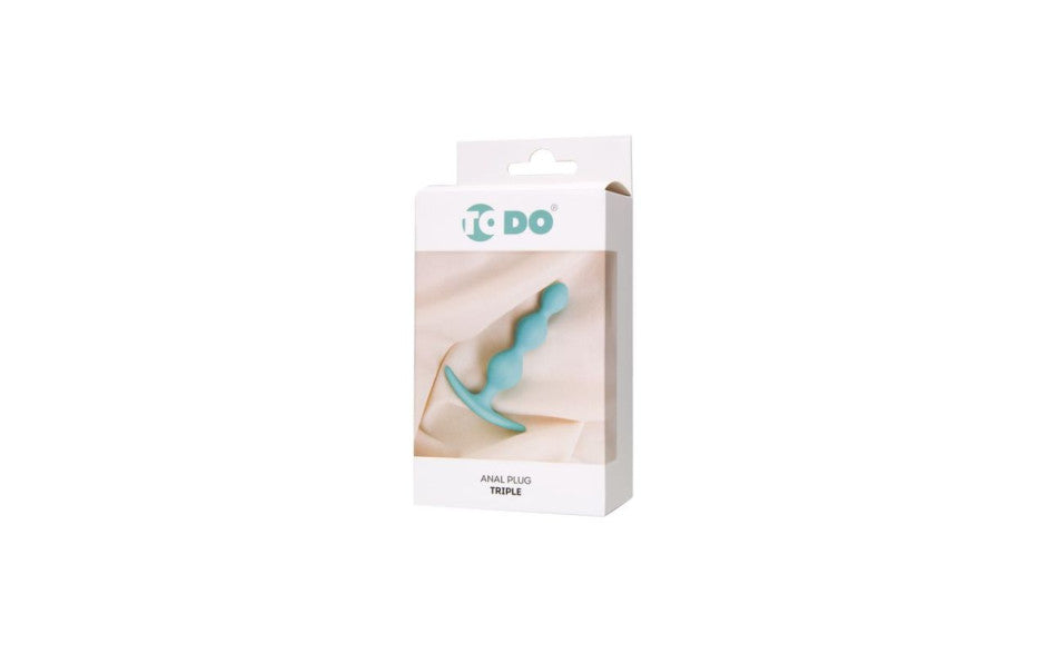 ToDo Triple Silicone Anal Plug 10.5cm Butt Plugs